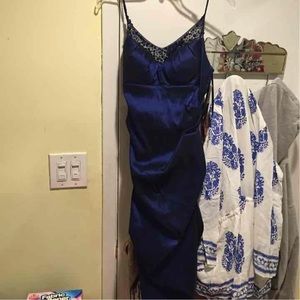 Blue party dress